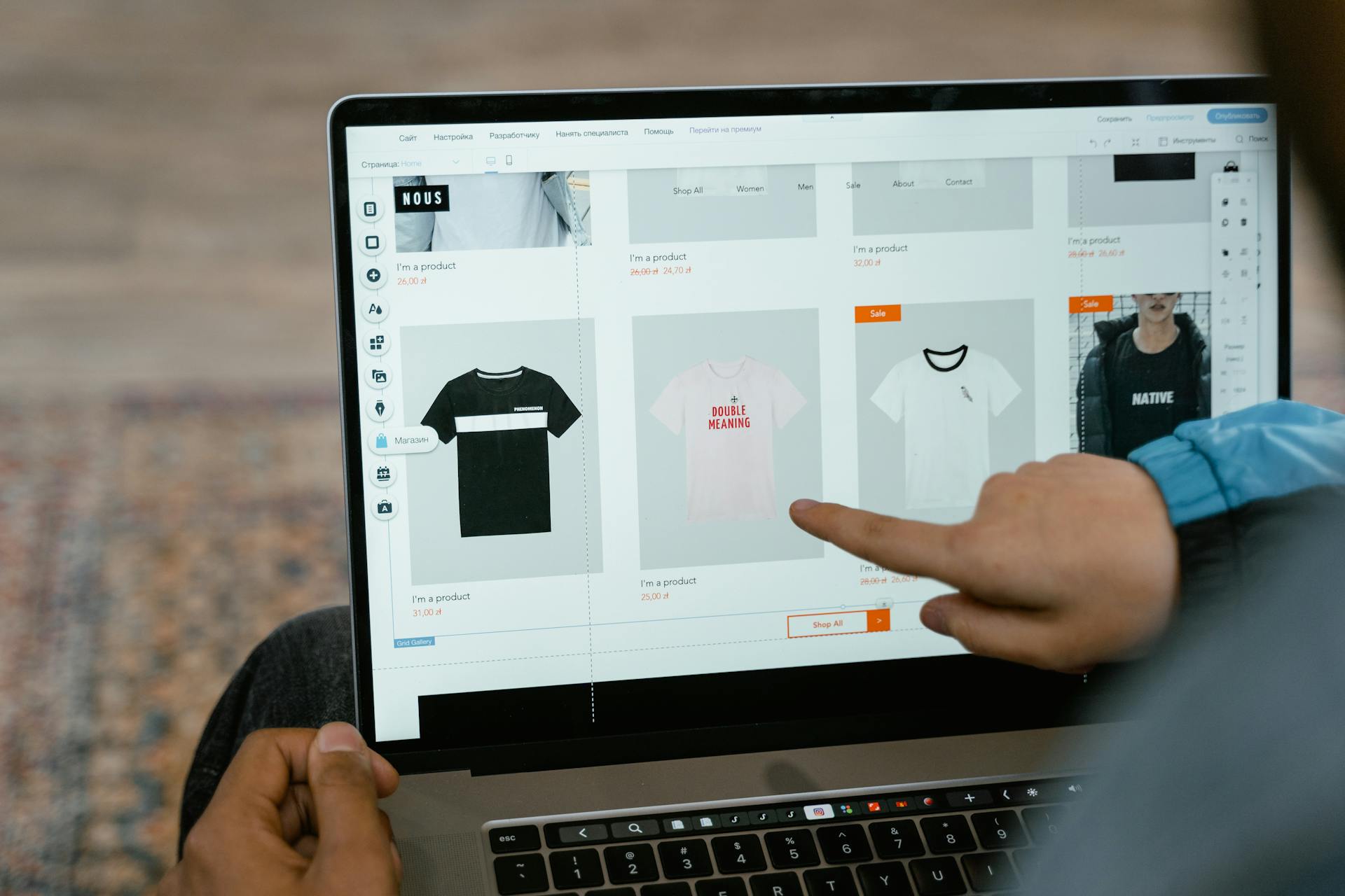 WooCommerce webshop voorbeeld